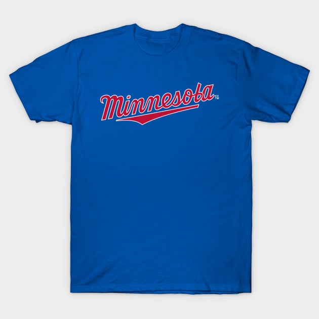 Minnesobaseball T-Shirt by Elvira Khan